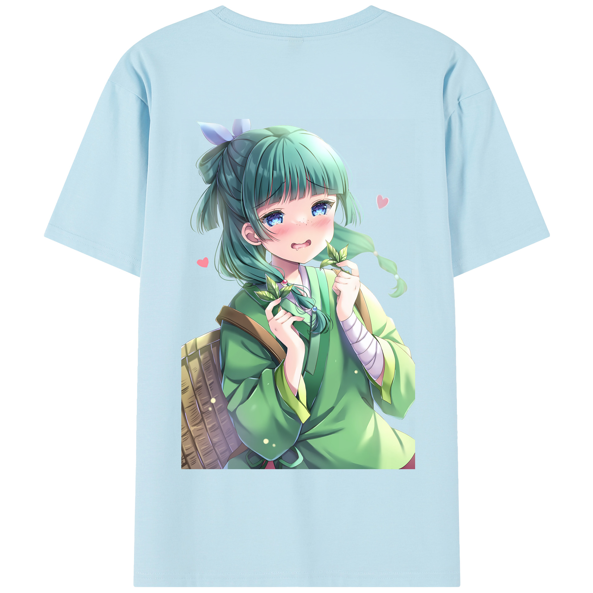 （画像用） 薬屋のひとりごと The Apothecary Diaries 綿100％半袖Tシャツ（背面プリント）
